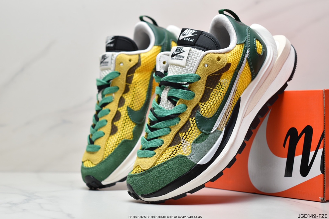 180 Sacai X NIKe vaporWaffle “Tour Yellow ”华夫三代3.0走秀重磅联名 CV1363