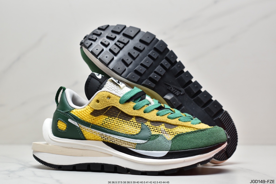 180 Sacai X NIKe vaporWaffle “Tour Yellow ”华夫三代3.0走秀重磅联名 CV1363