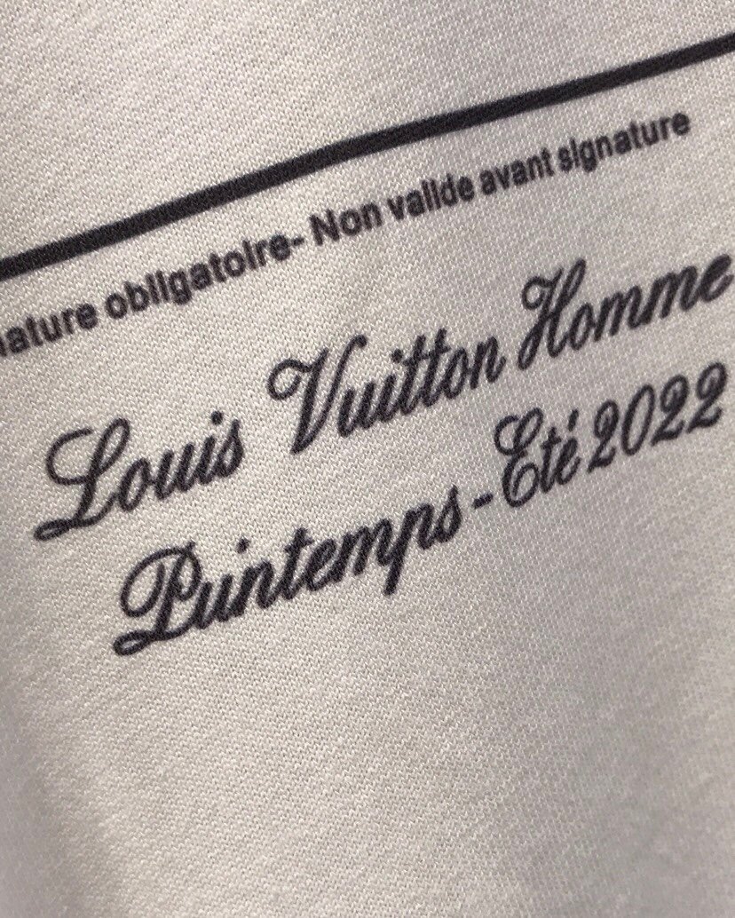 LouisVuitton路易威登LV22ss春夏新款新款圆领T恤数码印花图案清晰采用定制棉质面料手感非常