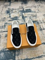 Louis Vuitton Casual Shoes 2023 Luxury Replicas
 Men Cowhide Denim Fashion Casual