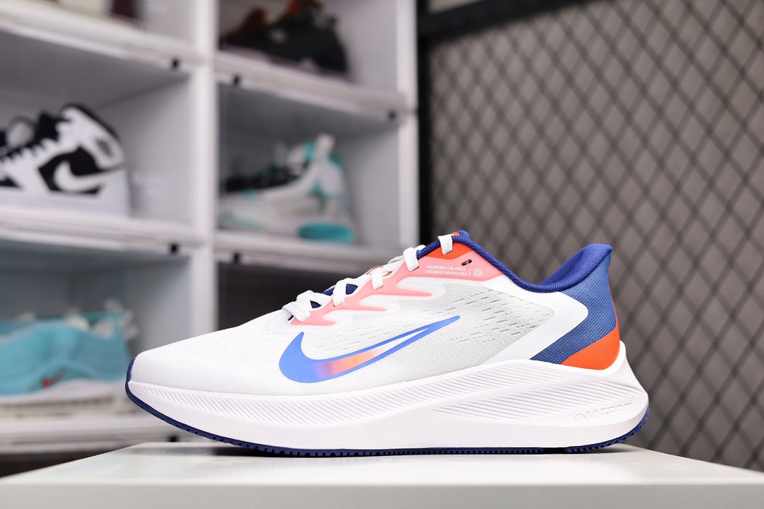 G0 NK Air Zoom Winflo W7代 网面透气 训练跑步鞋 市面独家公司级品质做工 鞋盒钢印 内置Zoom气垫 脚感回弹感受非常直接×663XX货号 DN4242-141Size 39 40 40.5 41 42 42.5 43 44 44.5 45