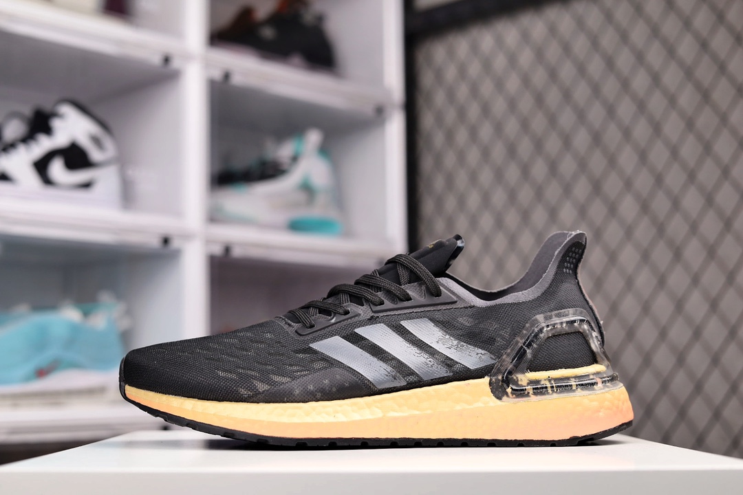H0 Adidas Ultra Boost PB 全新配色清风冰丝网面2022新款动运爆米花休闲跑步鞋 以织编纱网代替TPU材质 更轻加薄柔软 令脚感更舒为适 搭配Primeknit J5 科技×677YF