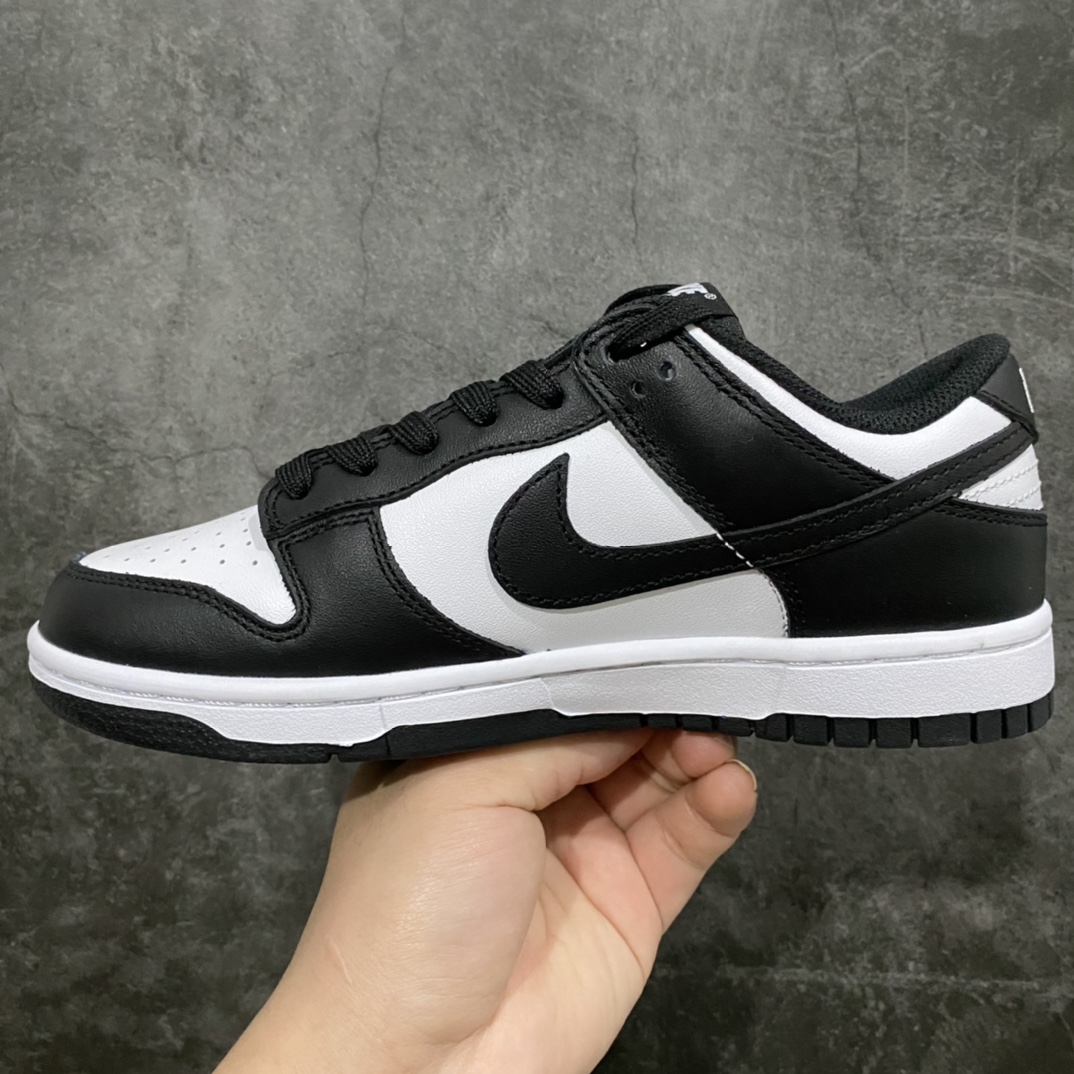 图片[2]-PK版本Dunk Low Retro 黑白熊猫 DD1391-100  顶级纯原 全新改版 强力开闸  独家原版原盒开模打造  原厂织唛标 一致匹配原版  原楦原纸板开发 匹配原版98%以上  后跟垫棉独家呈现 后跟反口里弧度正确  全新后跟电绣 电绣针数与正品一致  原厂皮料 质感无敌   皮料切割干净 无任何毛边 清洁度细节完美  尺码：36 36.5 37.5 38 38.5 39 40 40.5 41 42 42.5 43 44 44.5 45 46 47.5-选品中心