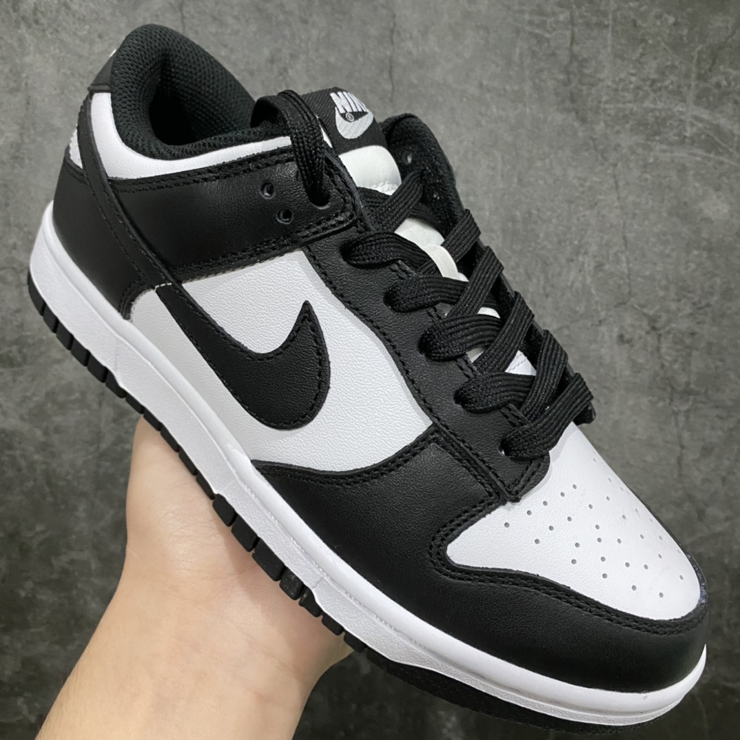 图片[3]-PK版本Dunk Low Retro 黑白熊猫 DD1391-100  顶级纯原 全新改版 强力开闸  独家原版原盒开模打造  原厂织唛标 一致匹配原版  原楦原纸板开发 匹配原版98%以上  后跟垫棉独家呈现 后跟反口里弧度正确  全新后跟电绣 电绣针数与正品一致  原厂皮料 质感无敌   皮料切割干净 无任何毛边 清洁度细节完美  尺码：36 36.5 37.5 38 38.5 39 40 40.5 41 42 42.5 43 44 44.5 45 46 47.5-选品中心