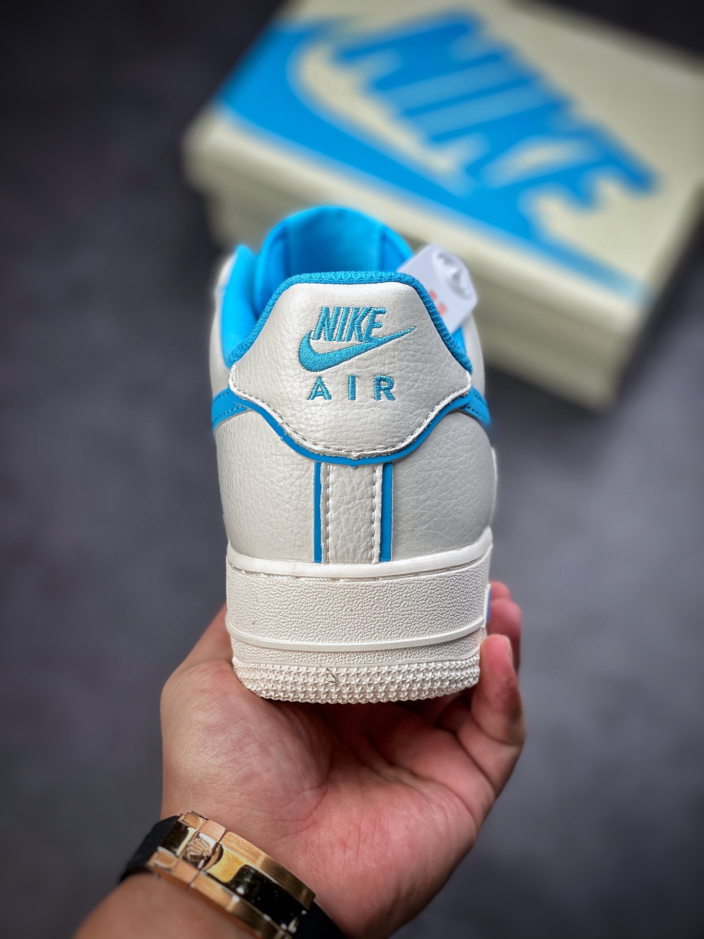 260 Nike Air Force 1 Low 07 米白蓝炫彩“夜魔侠” UH8958-066