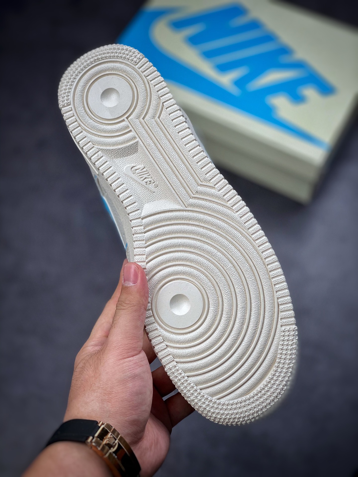 260 Nike Air Force 1 Low 07 米白蓝炫彩“夜魔侠” UH8958-066
