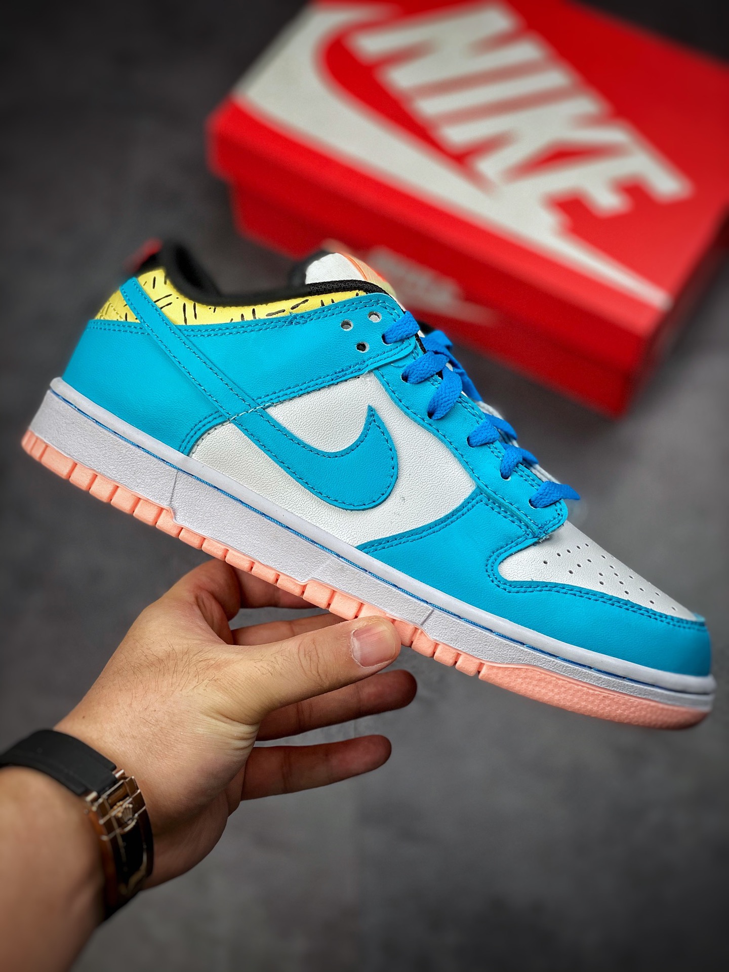 180 #Kyrie Irving x Nike Dunk Low 白蓝 欧文  DN4179-400