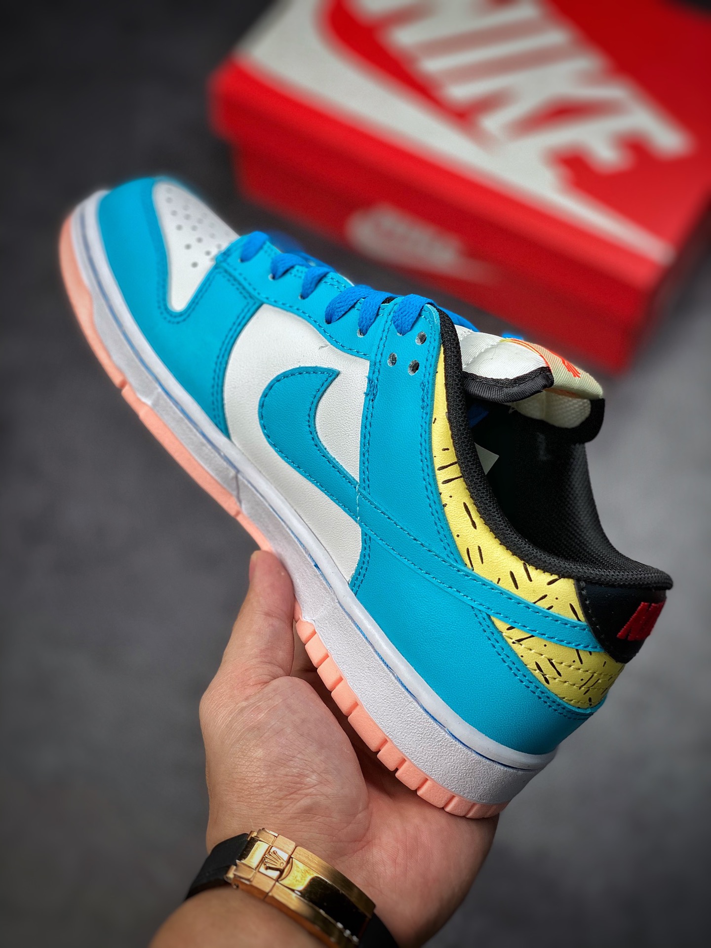 180 #Kyrie Irving x Nike Dunk Low 白蓝 欧文  DN4179-400