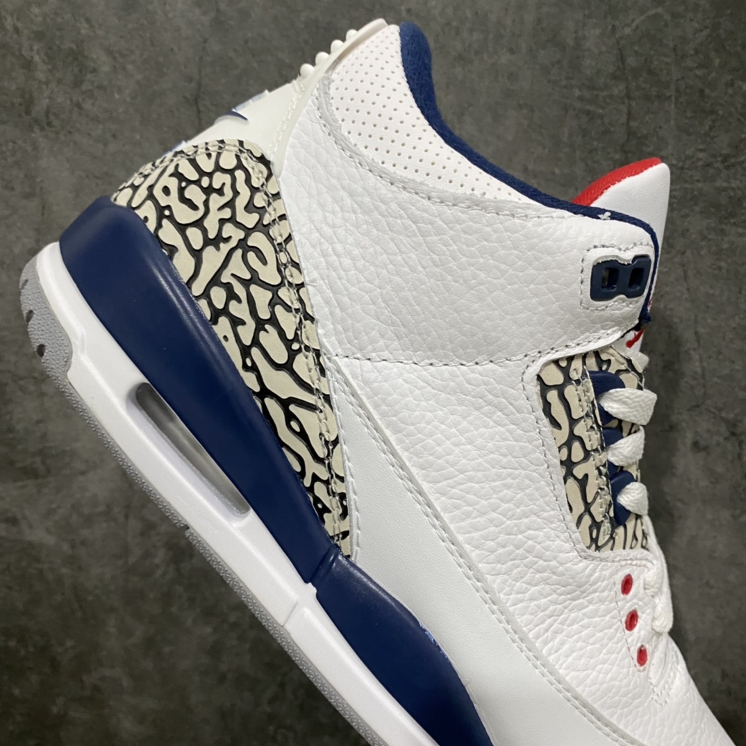 图片[7]-纯原Air Jordan AJ4 Ture Blue 白蓝色 854262-106 全头层皮料 做工细节不错 鞋型没毛病 这款市场版本不多 此版本是目前最好的 尺码：40-47.5-选品中心