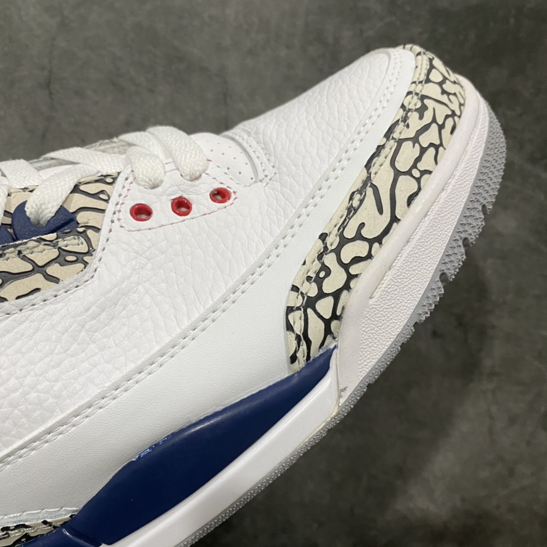 图片[6]-纯原Air Jordan AJ4 Ture Blue 白蓝色 854262-106 全头层皮料 做工细节不错 鞋型没毛病 这款市场版本不多 此版本是目前最好的 尺码：40-47.5-选品中心