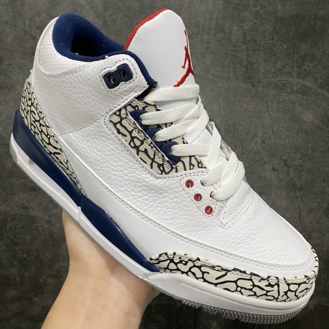 图片[3]-纯原Air Jordan AJ4 Ture Blue 白蓝色 854262-106 全头层皮料 做工细节不错 鞋型没毛病 这款市场版本不多 此版本是目前最好的 尺码：40-47.5-选品中心