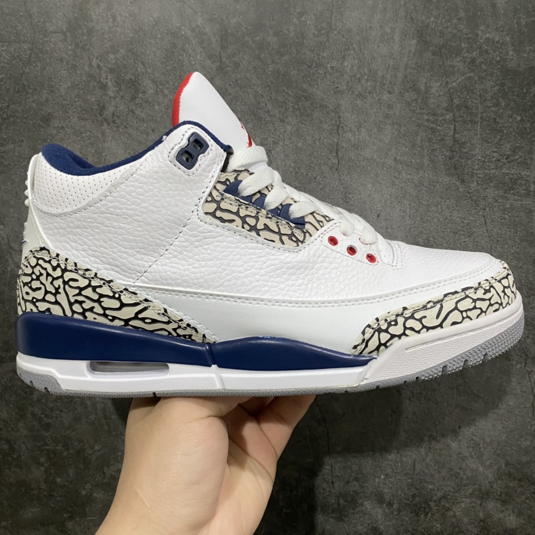 纯原Air Jordan AJ4 Ture Blue 白蓝色 854262-106 全头层皮料 做工细节不错 鞋型没毛病 这款市场版本不多 此版本是目前最好的 尺码:40-47.5-选品中心