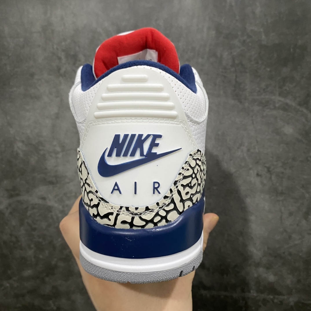 图片[4]-纯原Air Jordan AJ4 Ture Blue 白蓝色 854262-106 全头层皮料 做工细节不错 鞋型没毛病 这款市场版本不多 此版本是目前最好的 尺码：40-47.5-选品中心
