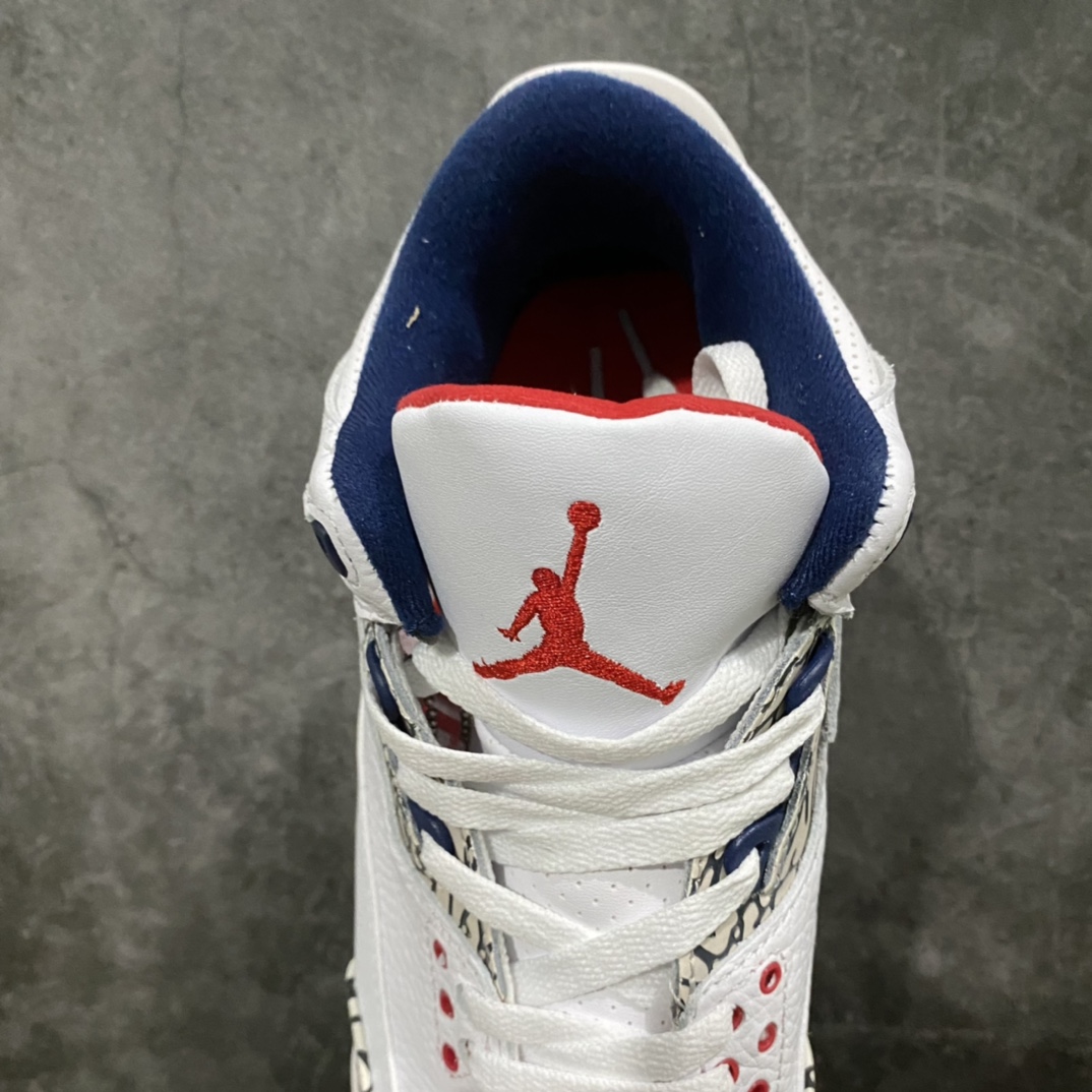 图片[8]-纯原Air Jordan AJ4 Ture Blue 白蓝色 854262-106 全头层皮料 做工细节不错 鞋型没毛病 这款市场版本不多 此版本是目前最好的 尺码：40-47.5-选品中心