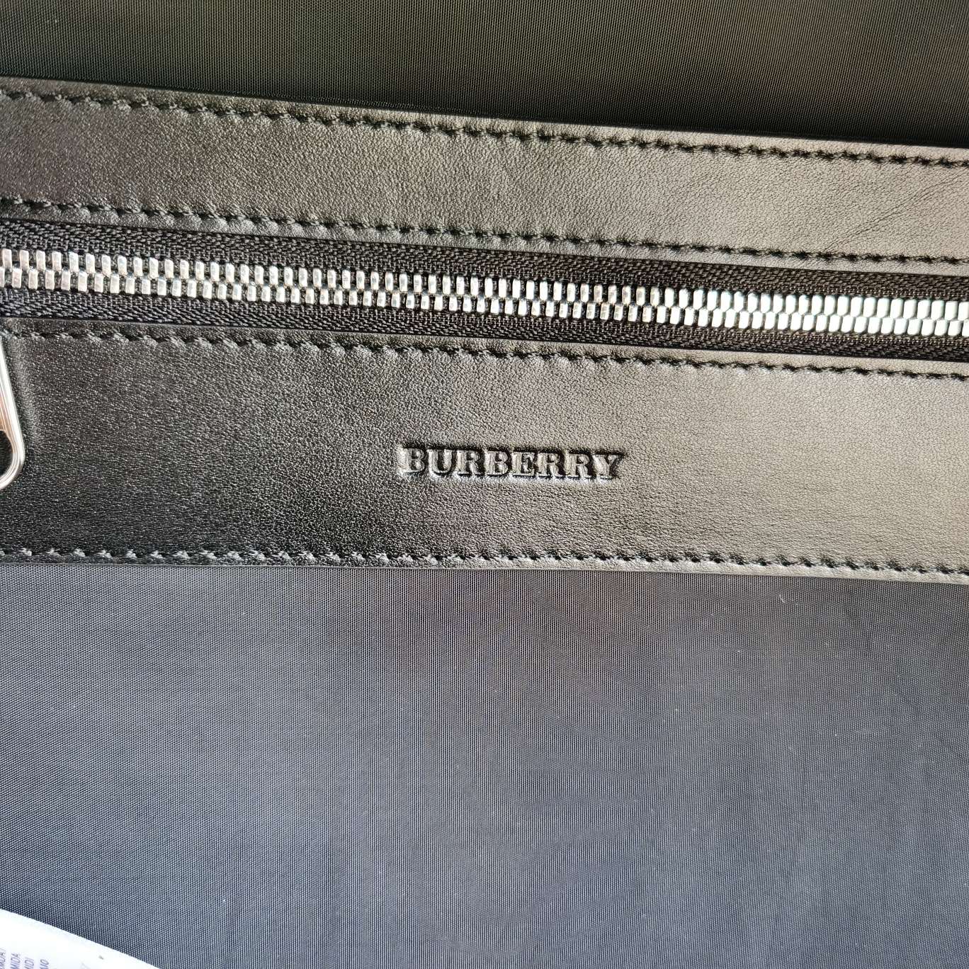 Burberry Logo Print Backpack Black Standard everyday