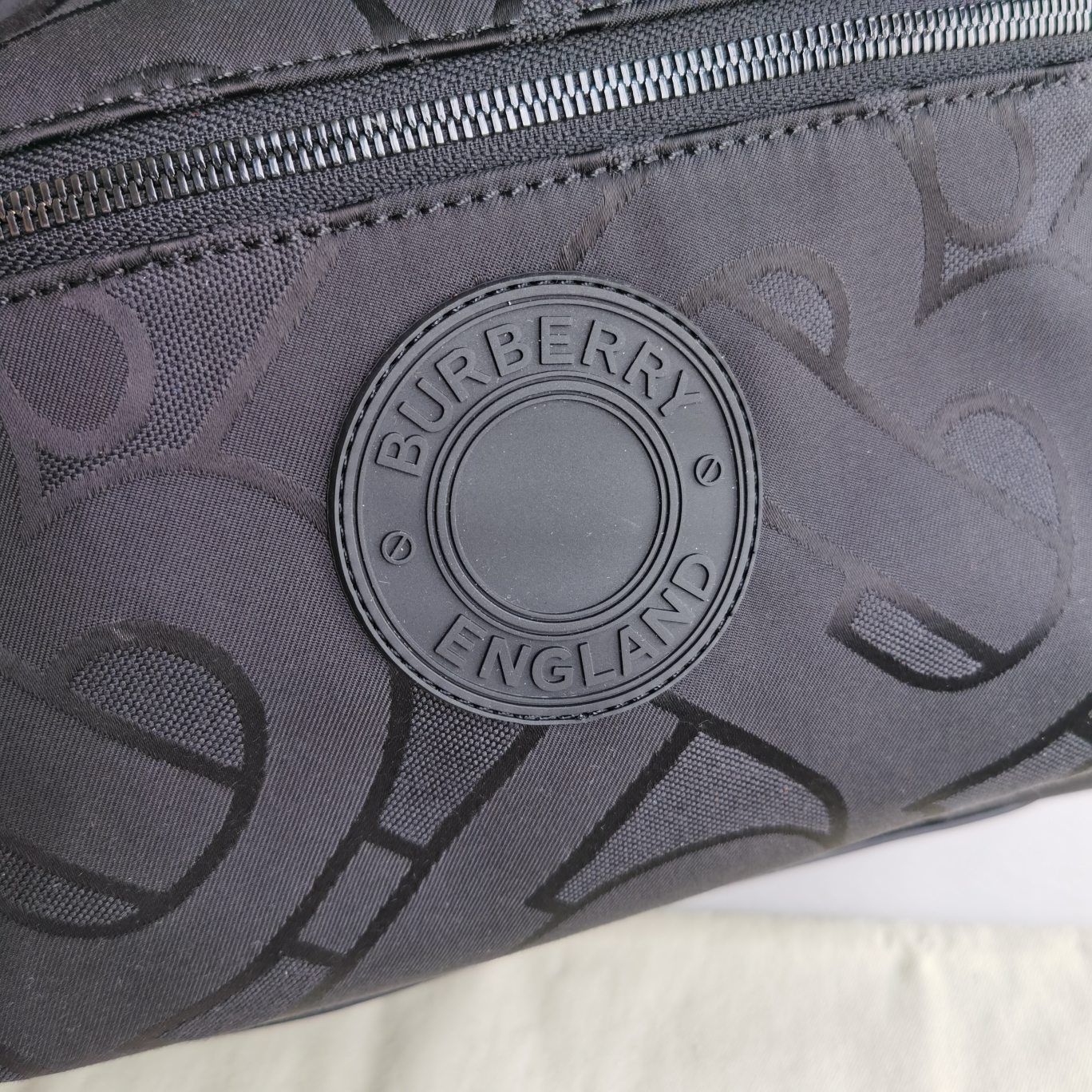 Burberry Monogram Backpack Black Monogram Standard everyday