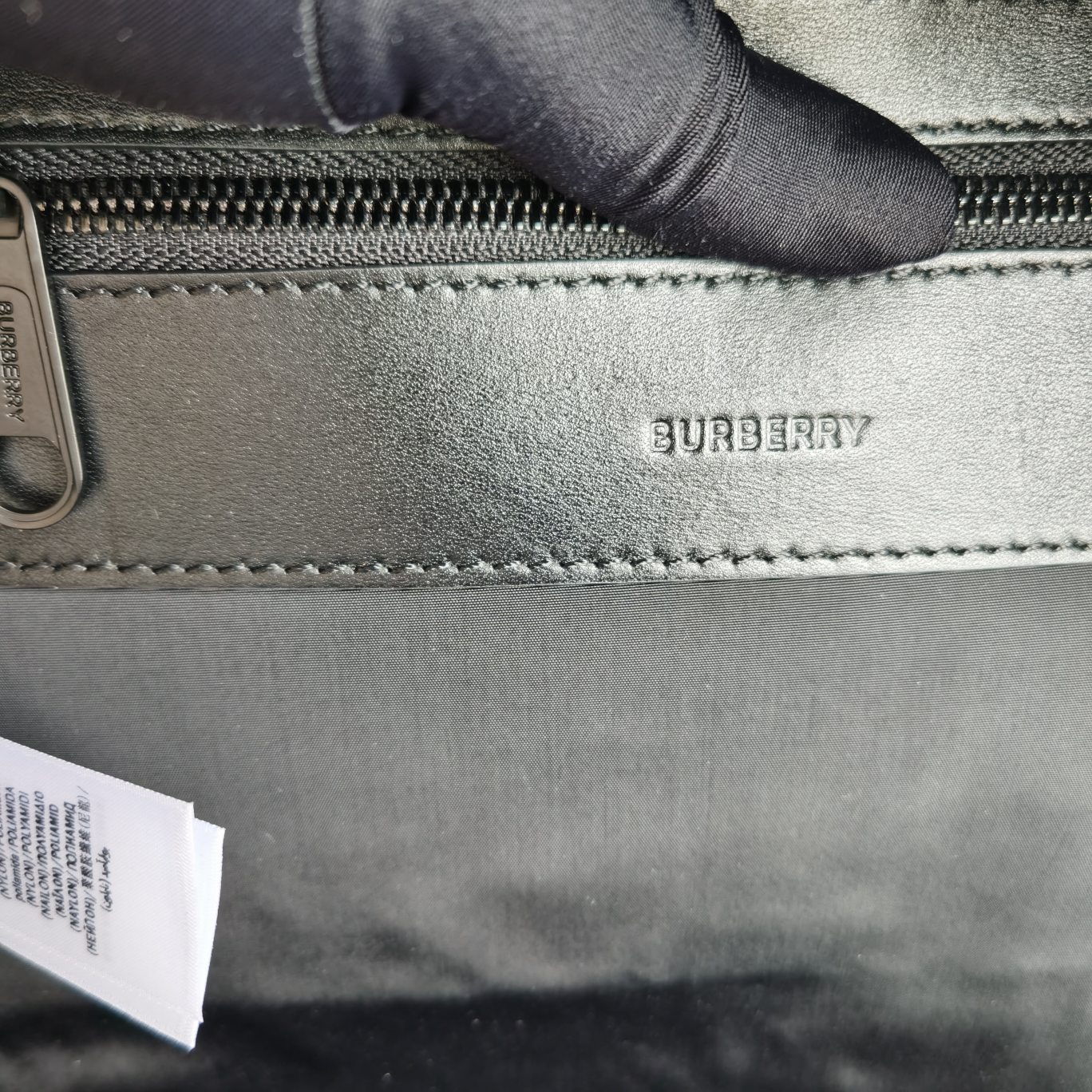 Burberry Monogram Backpack Black Monogram Standard everyday