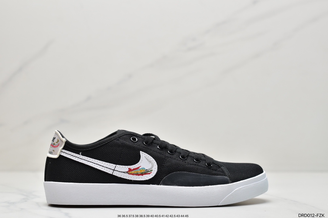 110 耐克Daan Van Der Linden x Nike SB Blazer Court 淡卡其 鱼钩复古滑板鞋CZ5605-201