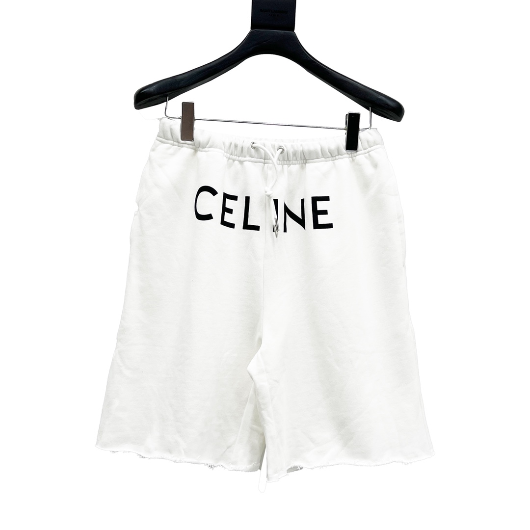 Celine Online
 Clothing Shorts Black Printing Cotton