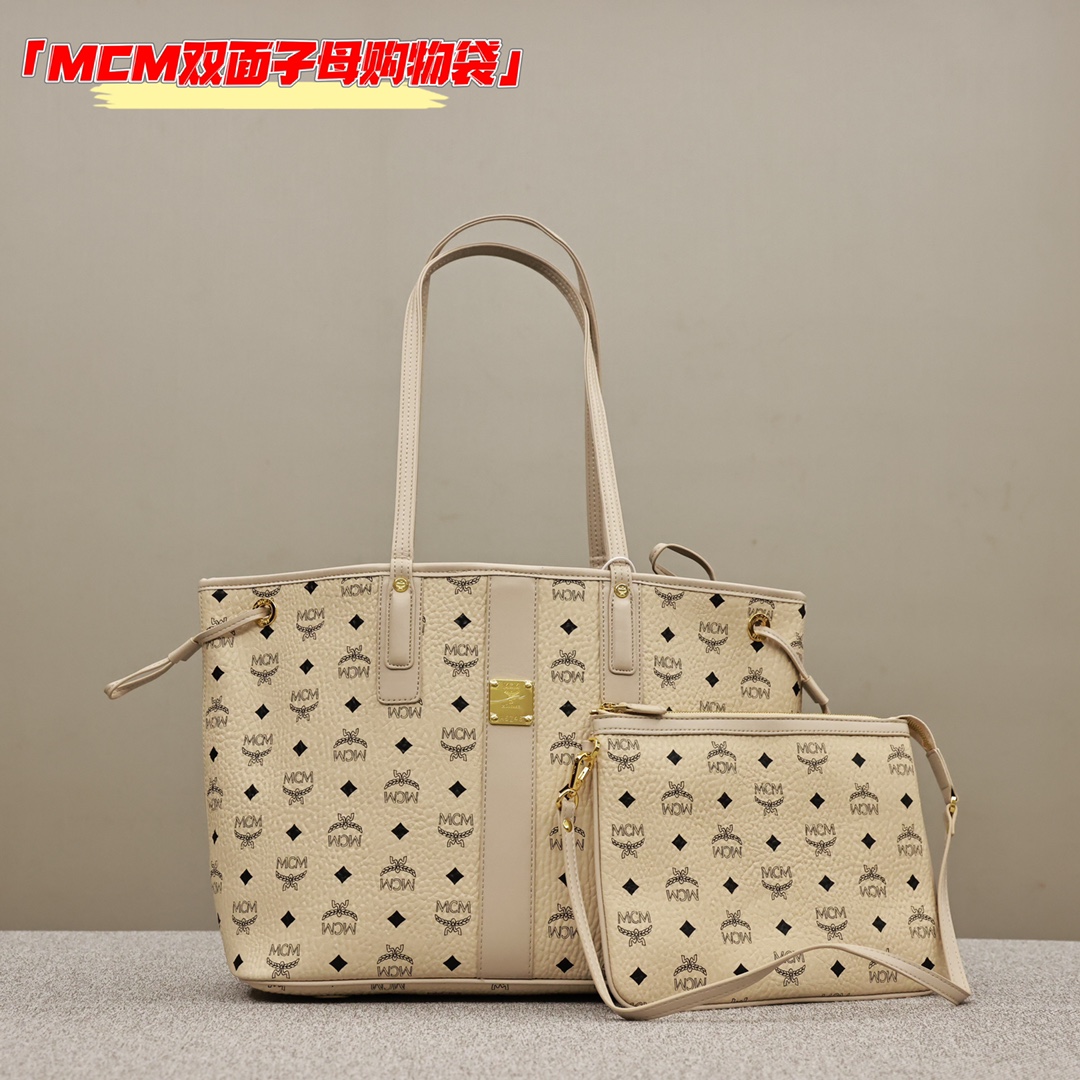 J0  MCM双面子母购物袋