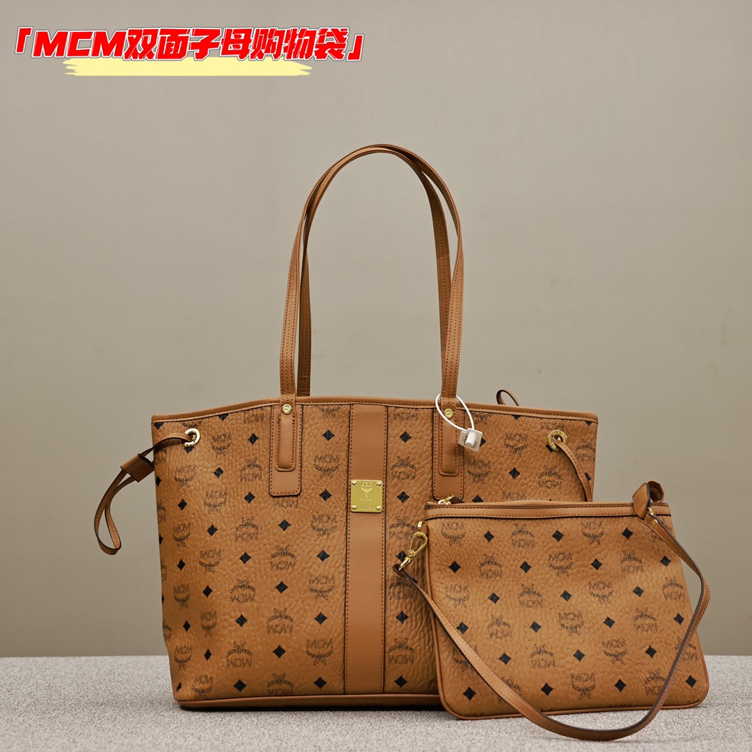 J0  MCM双面子母购物袋