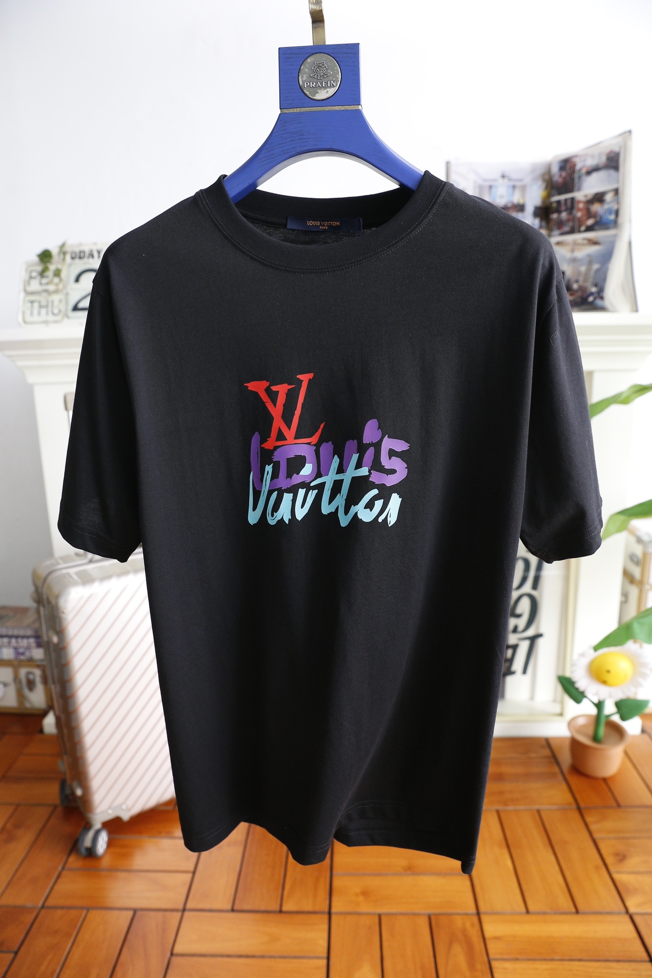 Louis Vuitton Clothing T-Shirt Summer Collection Fashion Short Sleeve