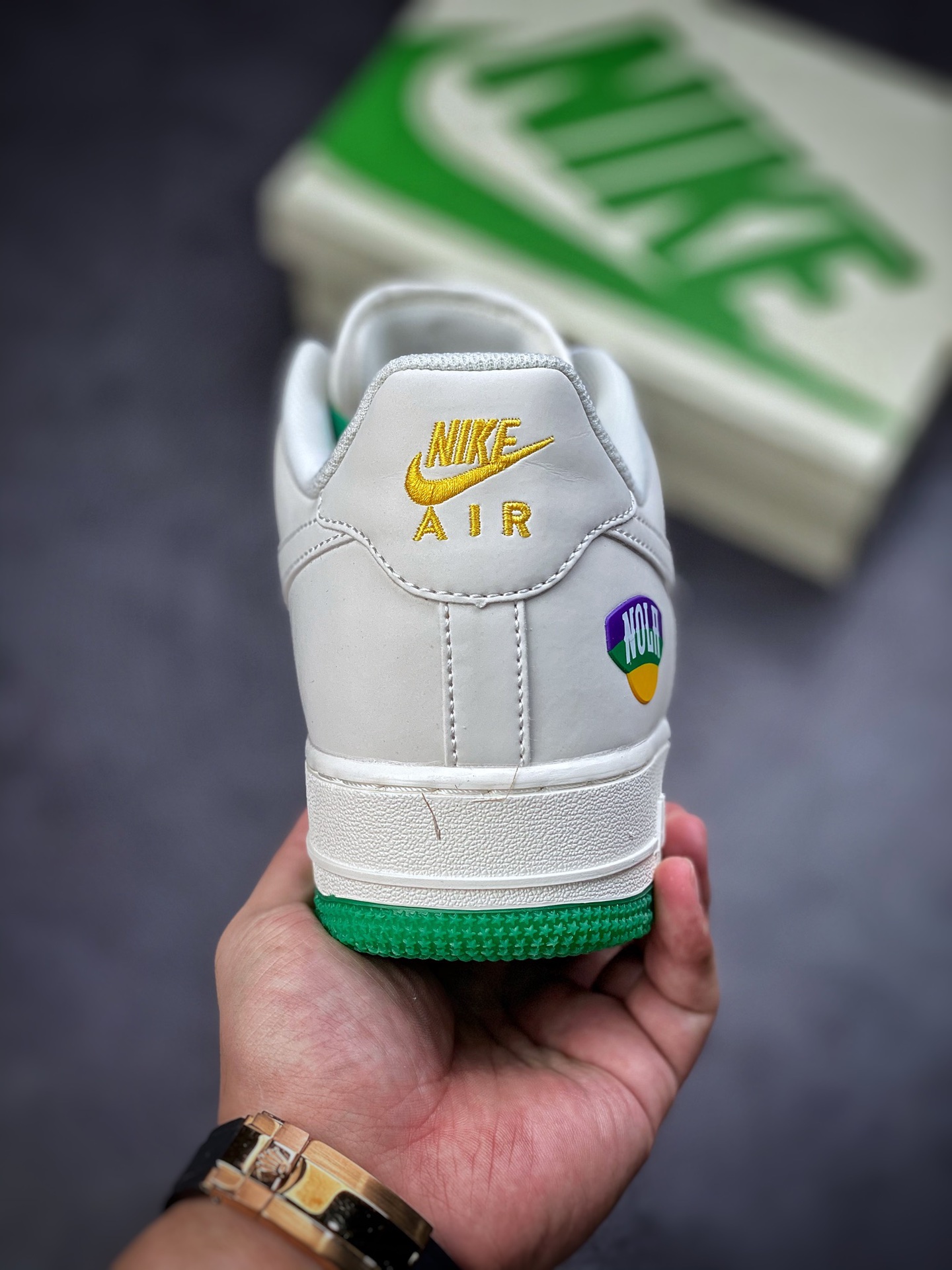 260 Nike Air Force 1 Low 07 串标白绿紫渐变 TF8896-303