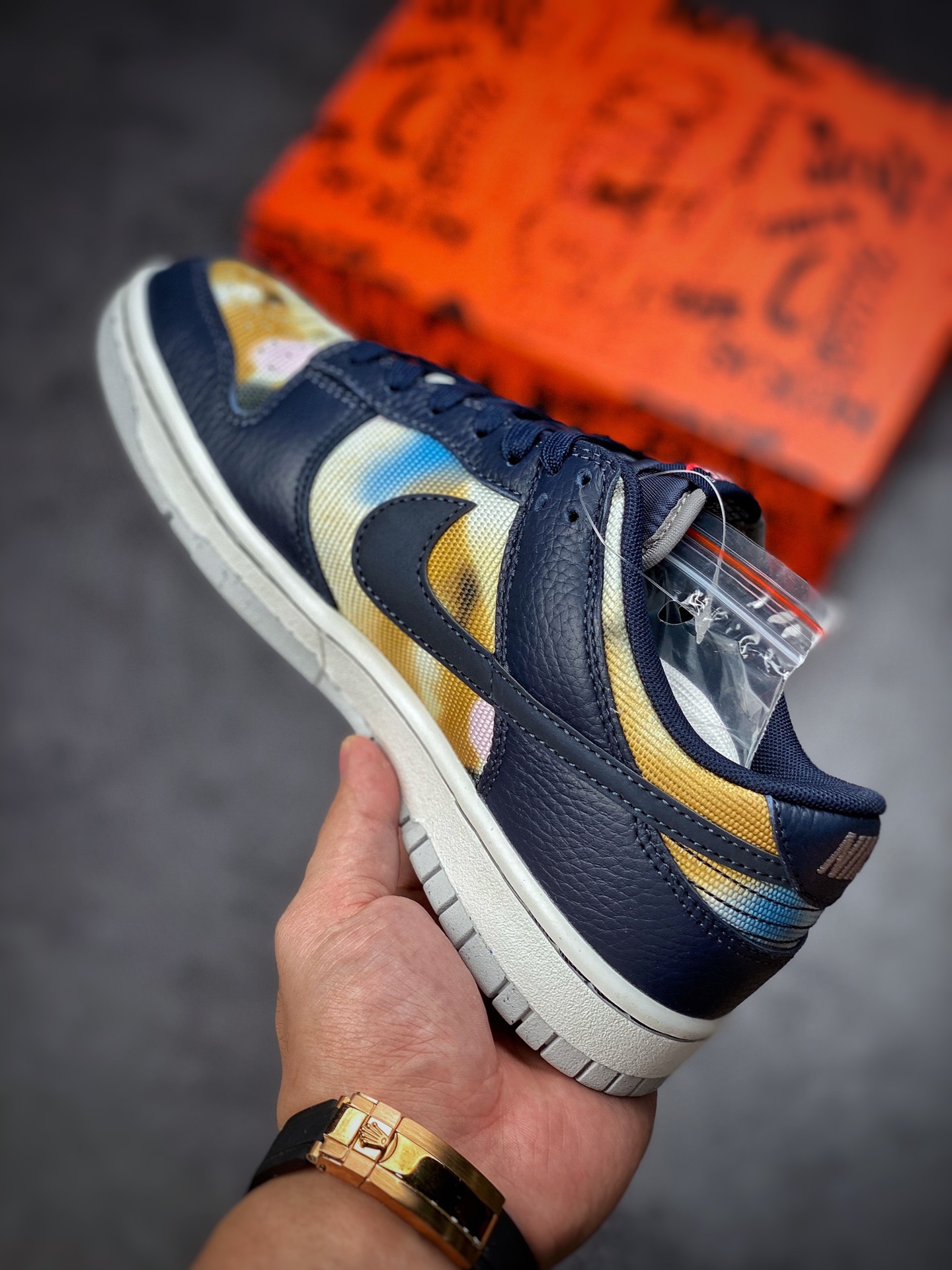 300 Nike Dunk Low ”Graffti” 藏蓝 街头涂鸦系列 DM0108-400