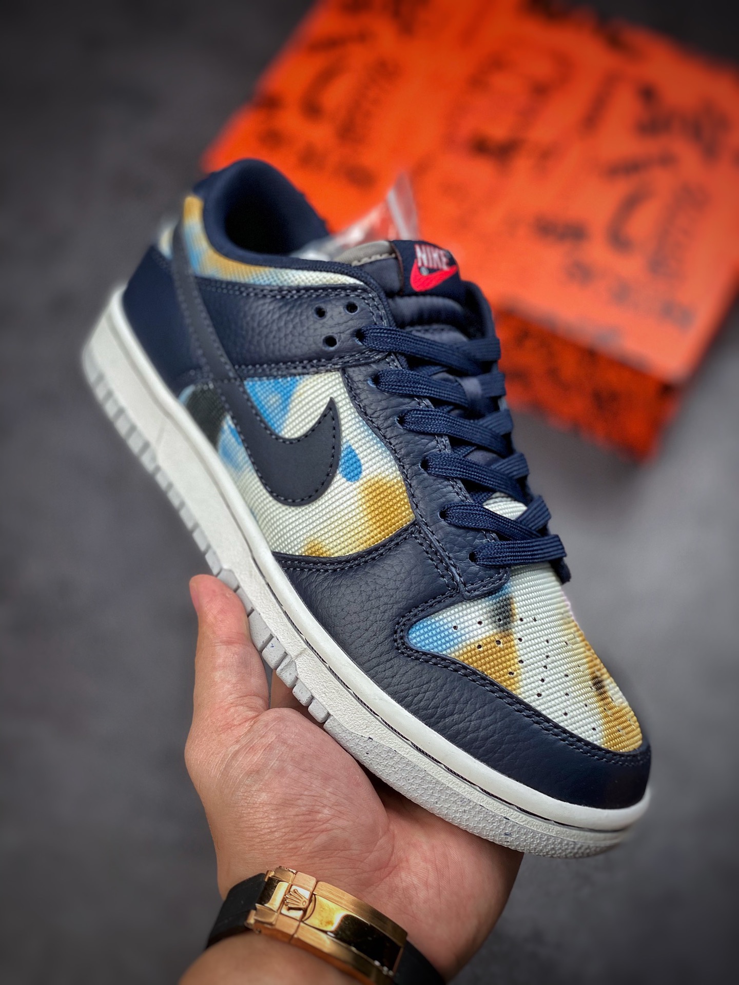 300 Nike Dunk Low ”Graffti” 藏蓝 街头涂鸦系列 DM0108-400