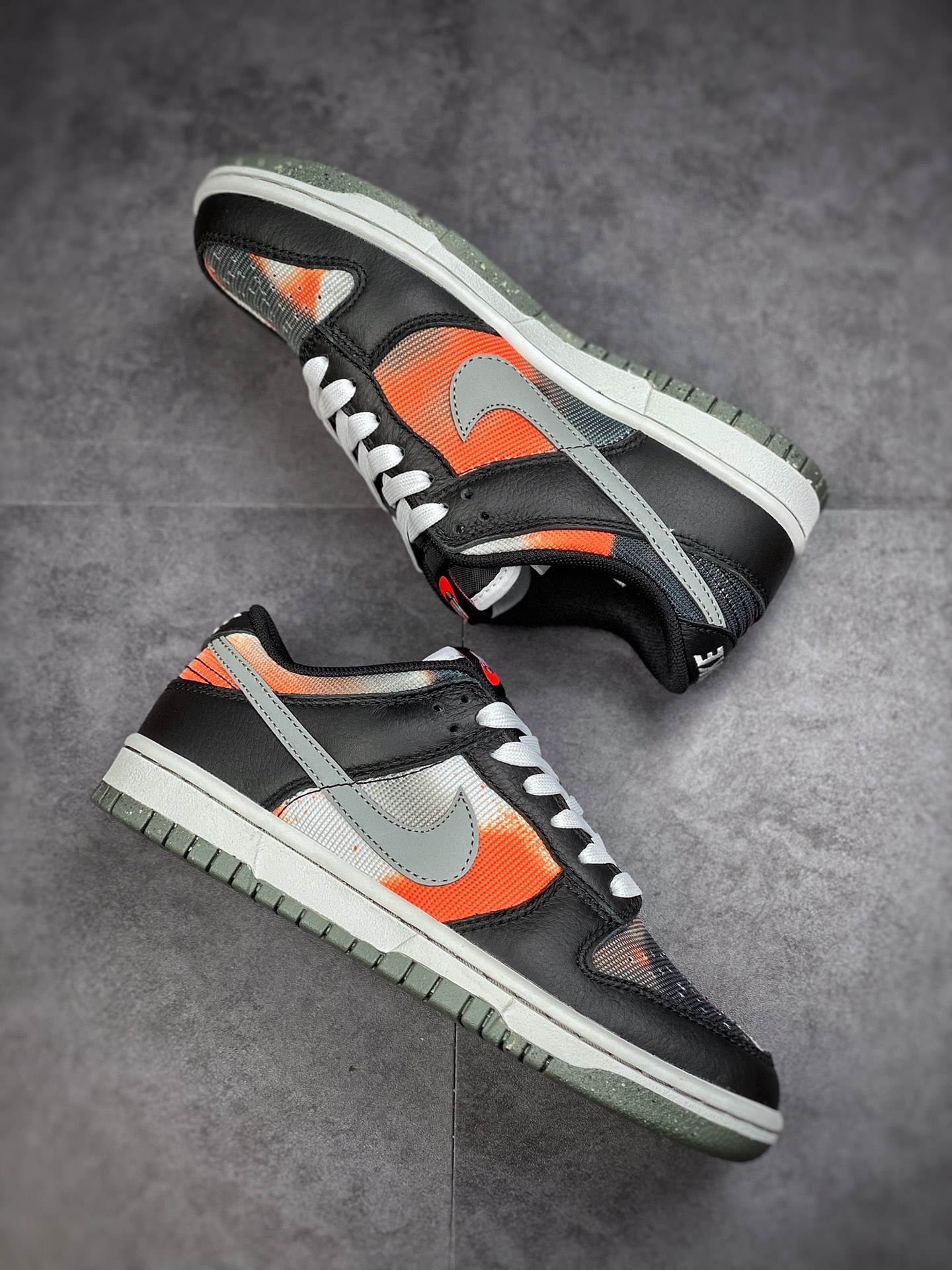 300 Nike Dunk Low ”Graffti” 黑橙 街头涂鸦系列DM0108-001