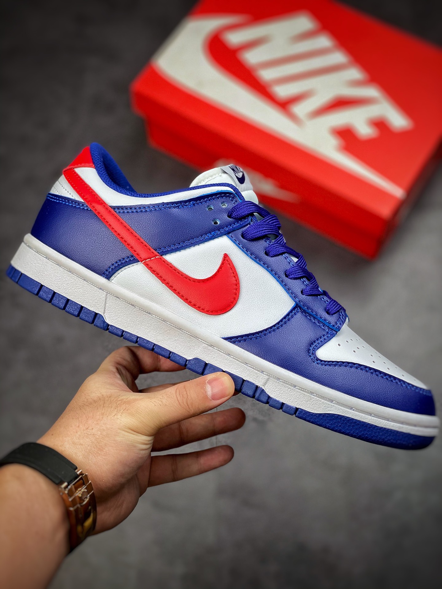 300 Nike Dunk Low 白蓝红 纯原大厂出品 DD1503-119
