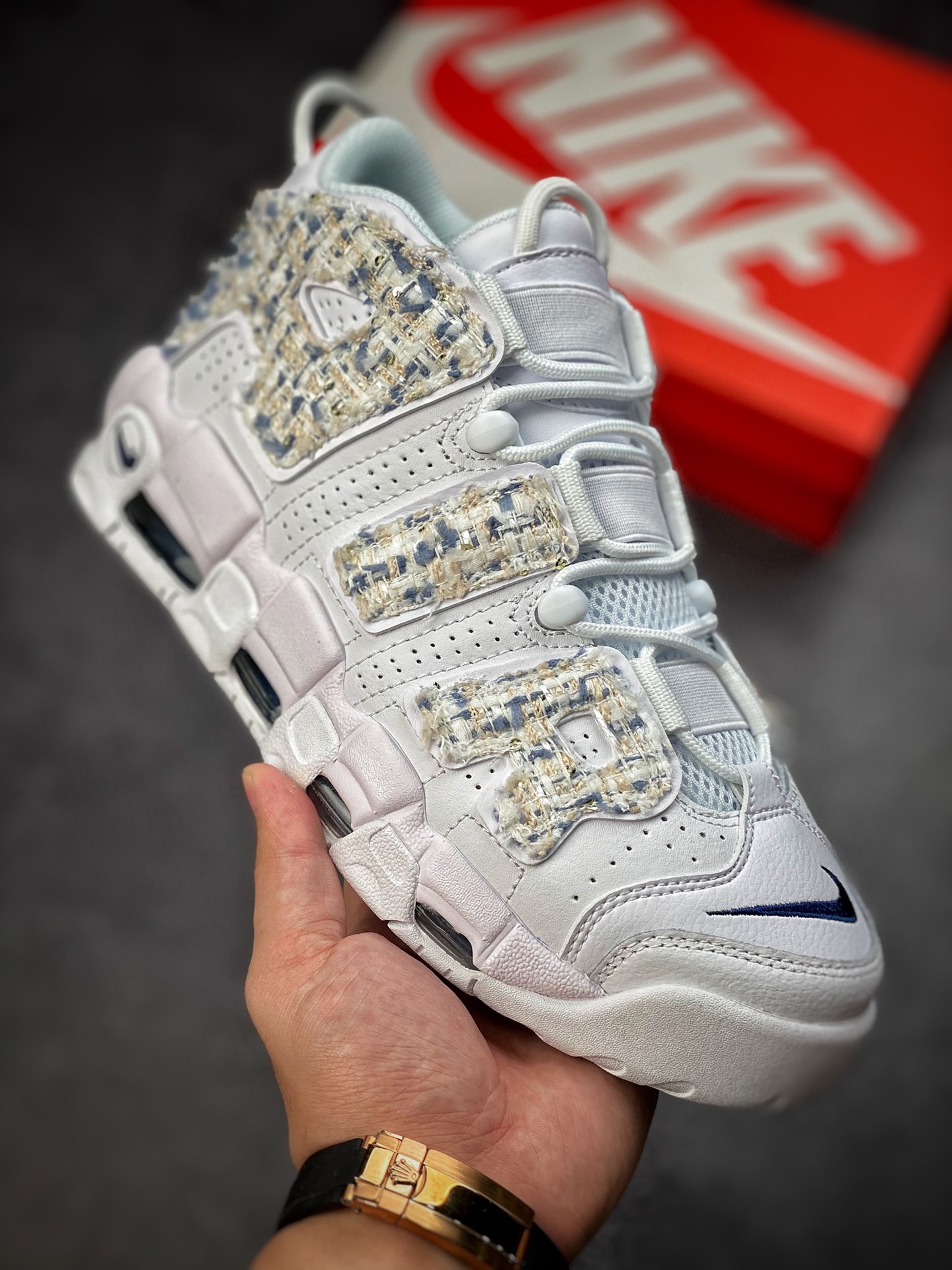 260 Nike Air More Uptempo OG耐克 皮蓬“大AIR” 白深兰 DH9719-100