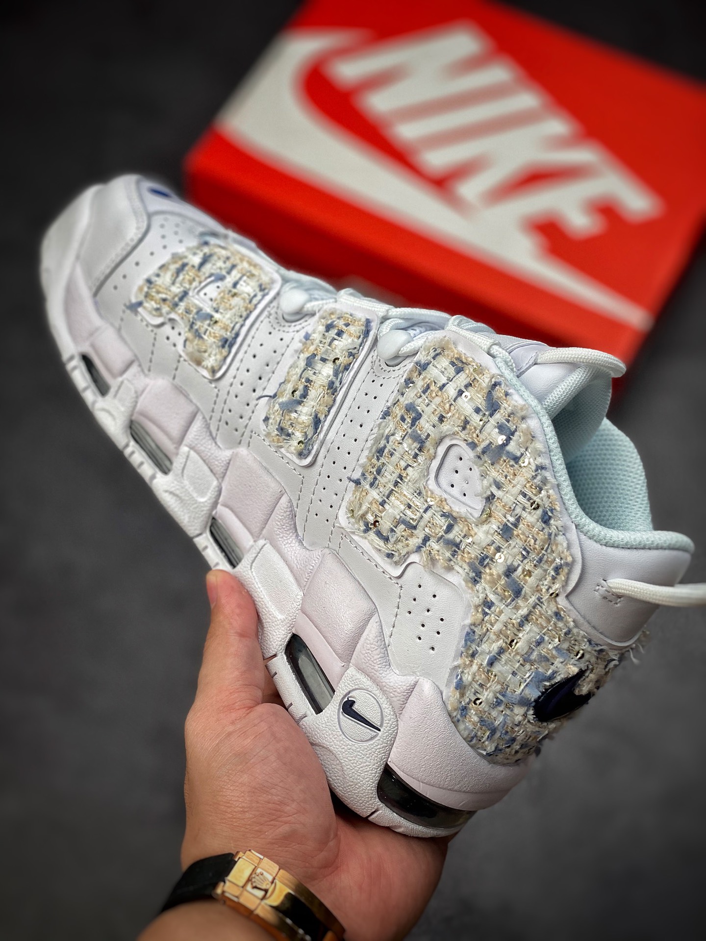 260 Nike Air More Uptempo OG耐克 皮蓬“大AIR” 白深兰 DH9719-100