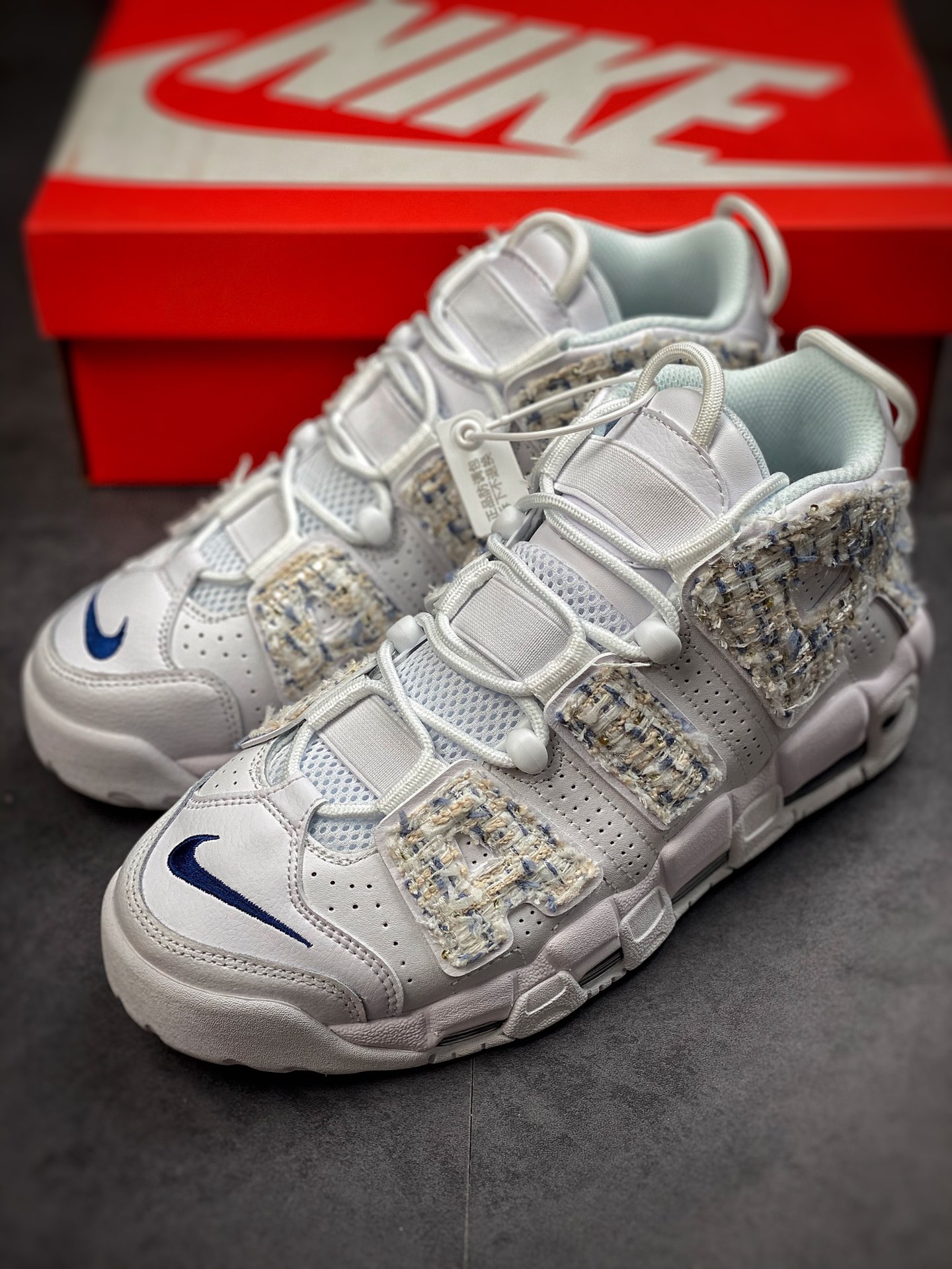 260 Nike Air More Uptempo OG耐克 皮蓬“大AIR” 白深兰 DH9719-100