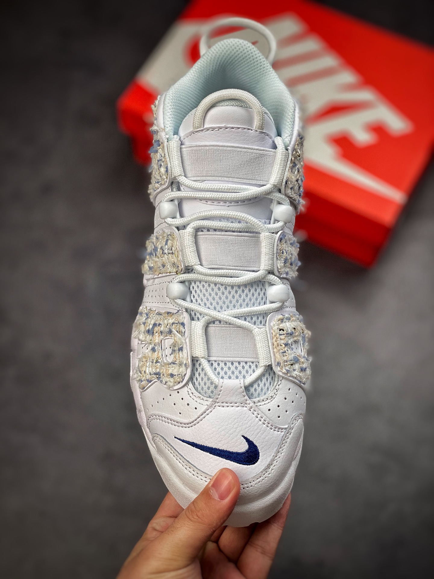 260 Nike Air More Uptempo OG耐克 皮蓬“大AIR” 白深兰 DH9719-100