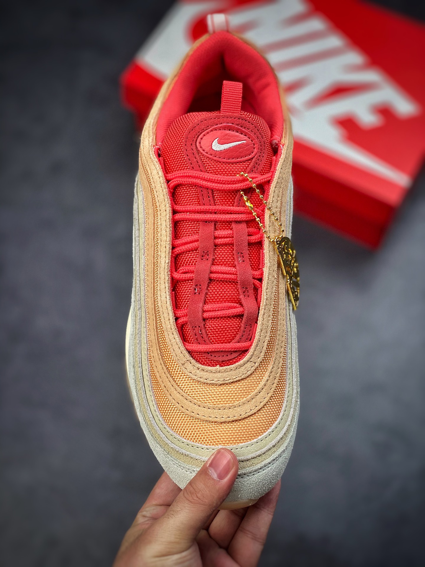 240 NIKE Air Max 97 灰橘红 子弹拆解原鞋开发 DM8943-700