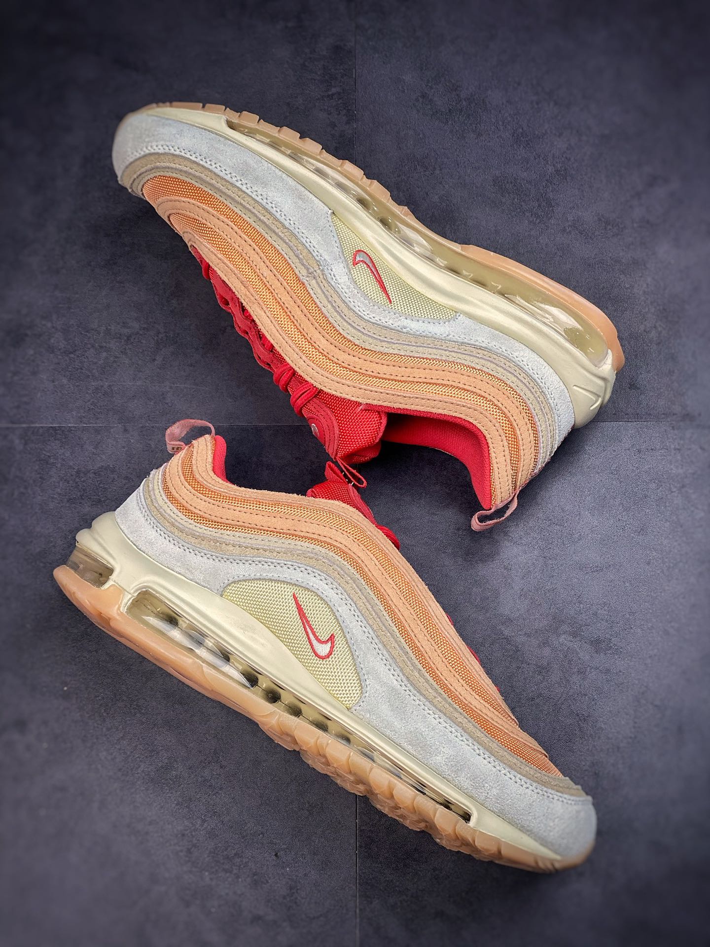 240 NIKE Air Max 97 灰橘红 子弹拆解原鞋开发 DM8943-700