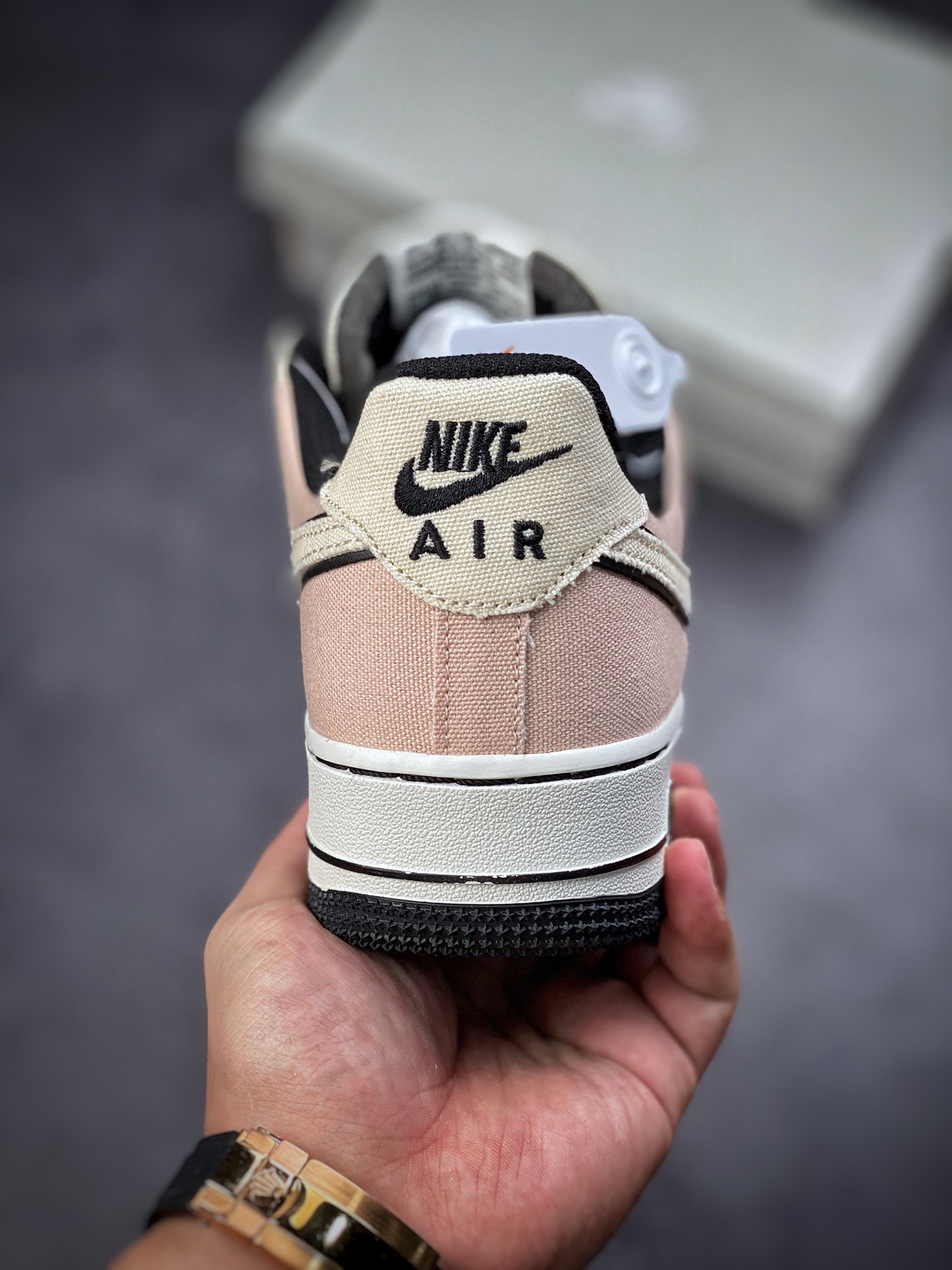 220 Nike Air Force 1 Low 07 帆布淡粉 315122-668