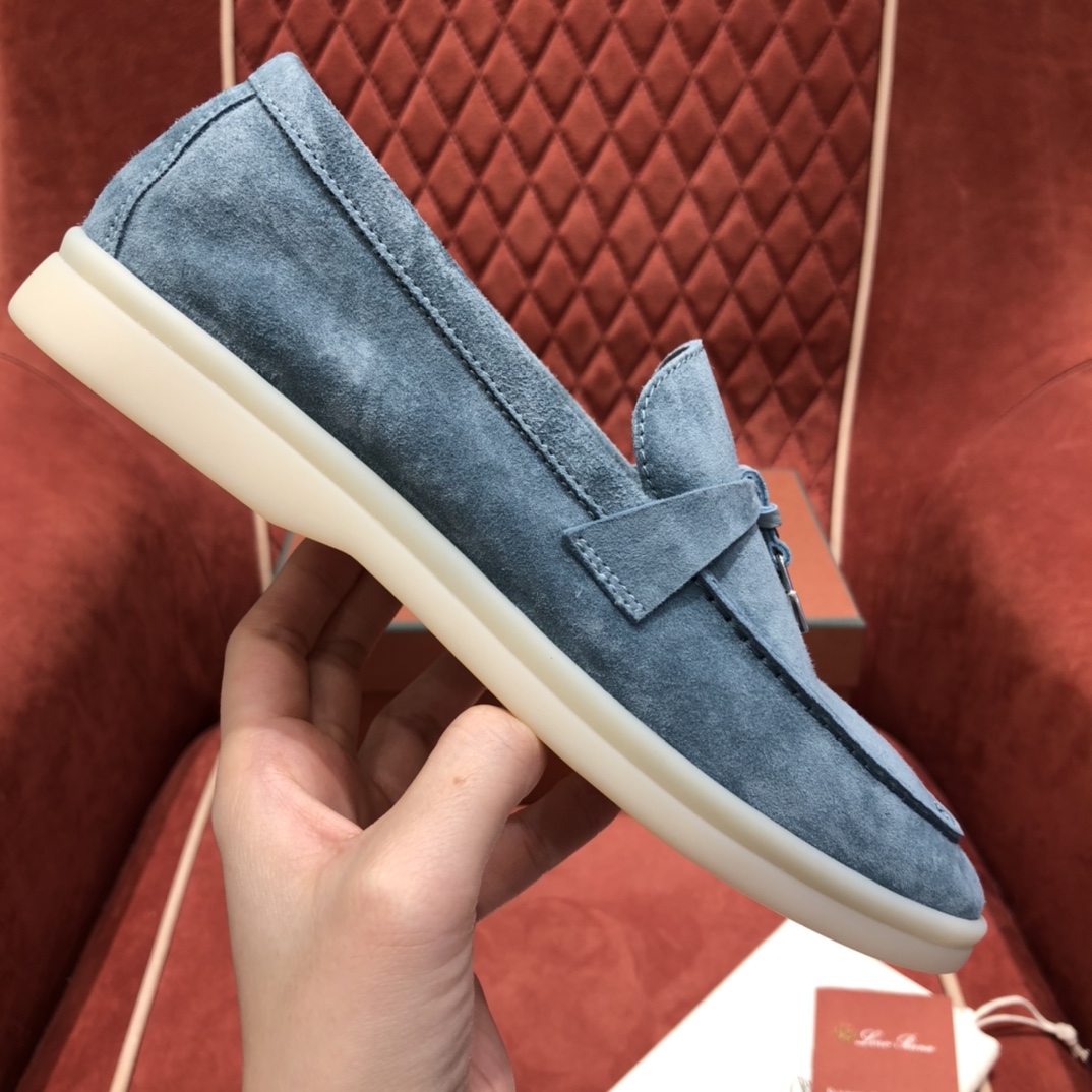 𝐋𝐨𝐫𝐨 𝐏𝐢𝐚𝐧𝐚/诺悠翩雅 原厂环保橡胶大底经典白底女款乐福鞋
