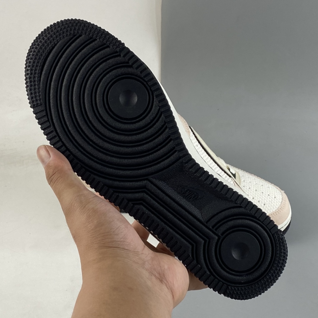P220 Nike Air Force 1’07 Low 米黑粉 空军一号帆布低帮休闲板鞋 315122-668