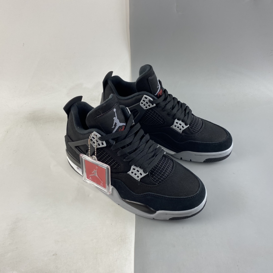 P380 Air Jordan 4 Retro ”Olive Canvas” AJ4 乔4黑灰牛仔 DH7138-006