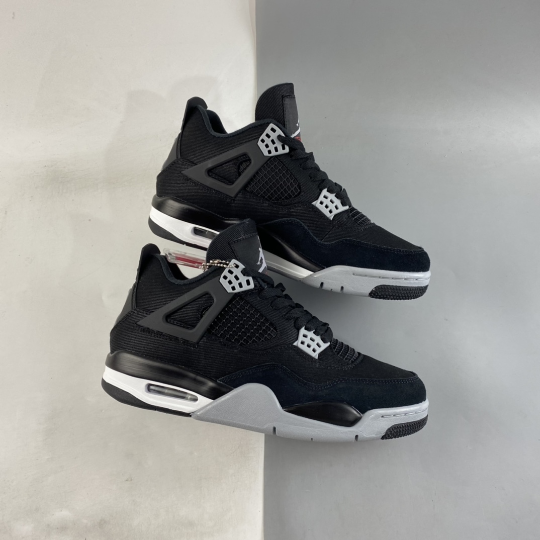 P380 Air Jordan 4 Retro ”Olive Canvas” AJ4 乔4黑灰牛仔 DH7138-006
