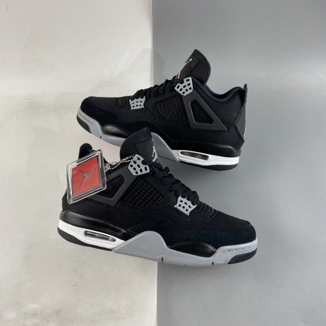 P380 Air Jordan 4 Retro ”Olive Canvas” AJ4 乔4黑灰牛仔 DH7138-006