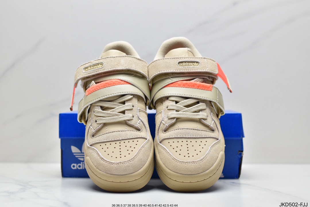 160 Adidas orginals Forum Low 白黑 舒适耐磨 HO1924