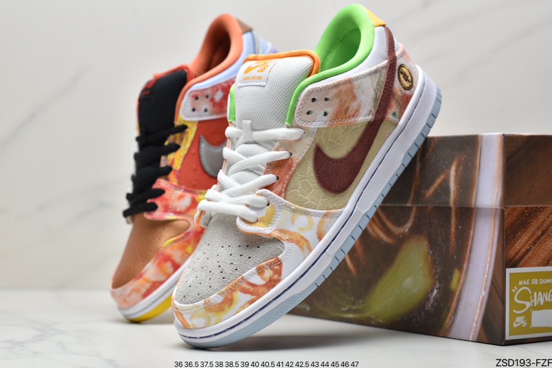 320 耐克Nike Dunk SB Low “CNY”“食神”低帮运动休闲板鞋扎染鸳鸯CV1628-800