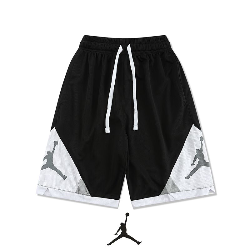 JordanAJ Fast-Dry Basketball Shorts in Black and White, Available in Multiple Sizes - 图片 8