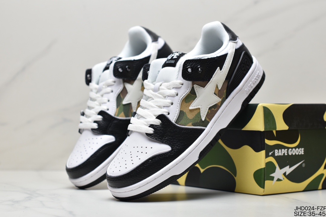 190 潮流教父nigo品牌 王源同款 Bape Sta “Tokyo”经典百搭休闲运动板鞋