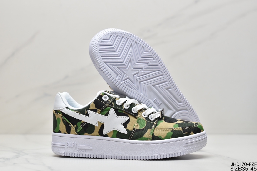 190 潮流教父nigo品牌 王源同款 Bape Sta “Tokyo”经典百搭休闲运动板鞋