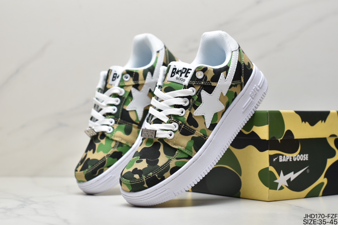 190 潮流教父nigo品牌 王源同款 Bape Sta “Tokyo”经典百搭休闲运动板鞋