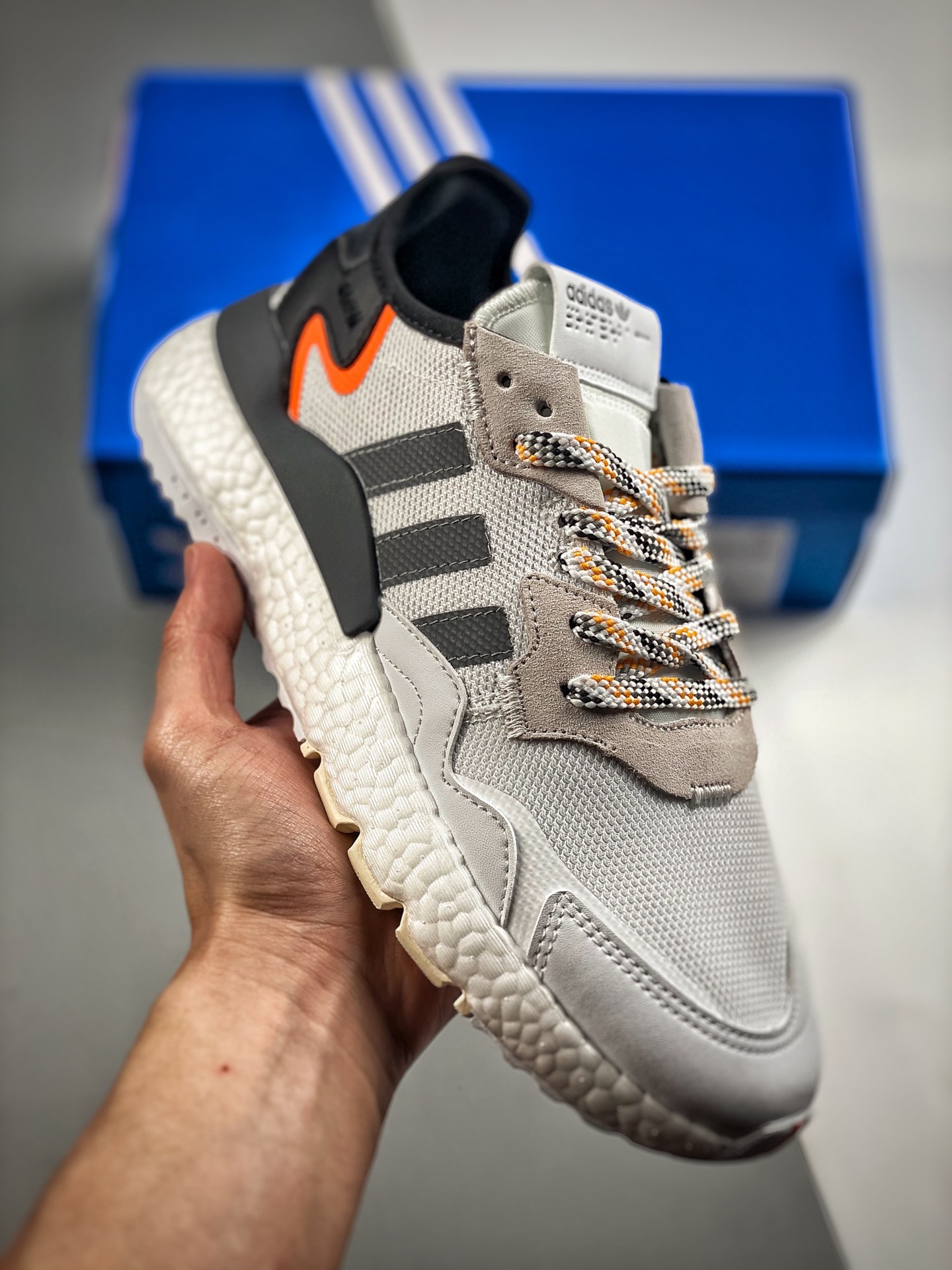 -2 Adidas/Adidas Nite Jogger Trébol Corredor Nocturno Zapatillas Retro de materiales originales, suela original, molde …